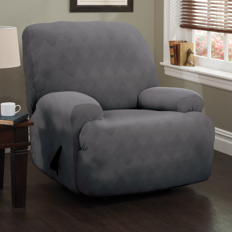 Red Barrel Studio® Levine Box Cushion Recliner Slipcover & Reviews